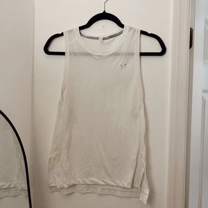White Under Armour Athletic Tank